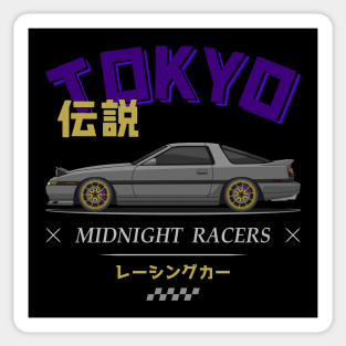 Midnight Racer Silver MK3 A70 JDM Sticker